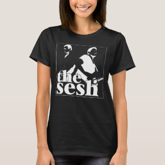 Camiseta del negro del Sesh de las mujeres