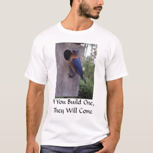 Camiseta del nidal del Bluebird