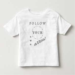 Camiseta del niño - Boho - siga su propia flecha