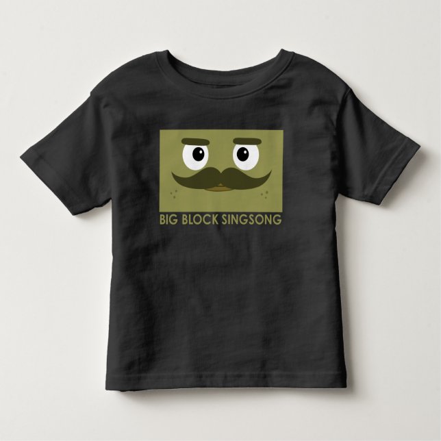 Camiseta del niño de BBSS Moustachios #1 (Anverso)