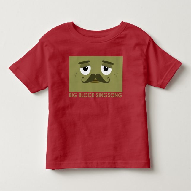 Camiseta del niño de BBSS Moustachios #2 (Anverso)