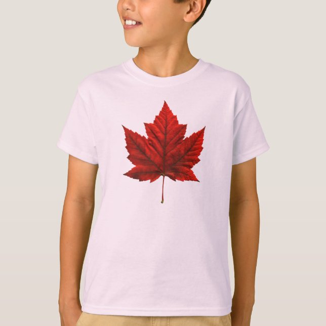 Camiseta del niño de Canadá con el cantante de té  (Anverso)