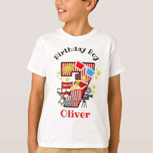 Camiseta del niño de cumpleaños del Partido de la