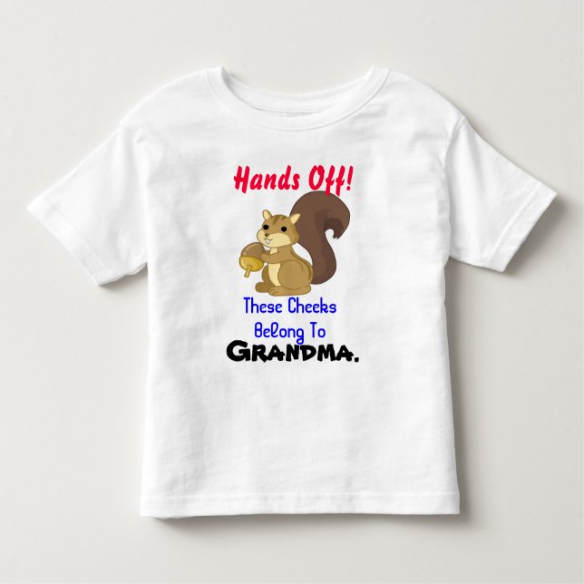 Camiseta del niño de la ardilla (Anverso)