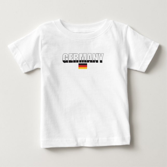 Camiseta del niño de la bandera de Alemania (Anverso)