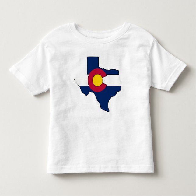 Camiseta del niño de la bandera de Colorado del (Anverso)