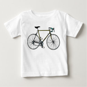 Camiseta del niño de la bicicleta