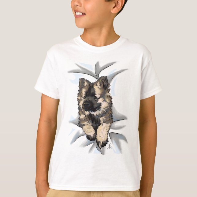 Camiseta del niño de la lluvia otoñal (Anverso)