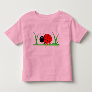 Camiseta del niño de la mariquita