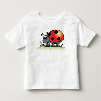 Camiseta del niño de la mariquita