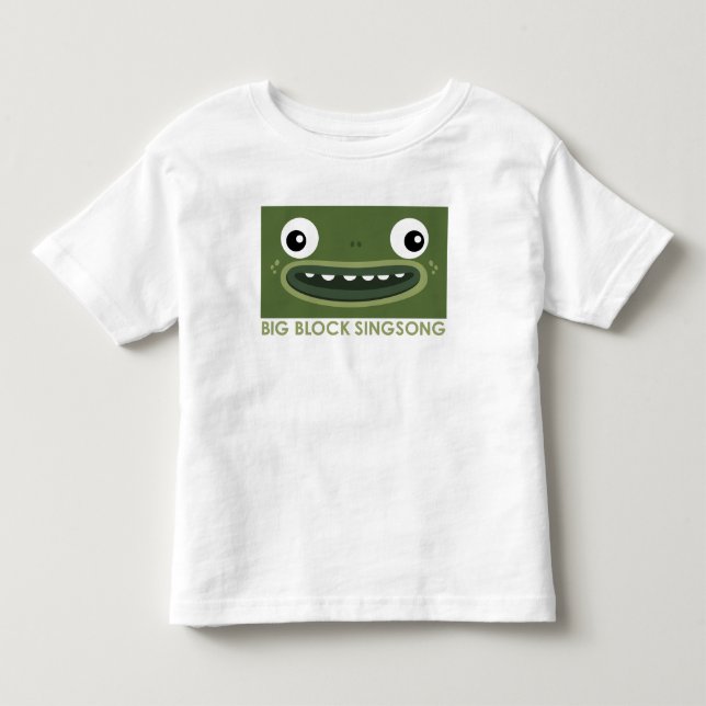 Camiseta del niño de la rana de BBSS (Anverso)