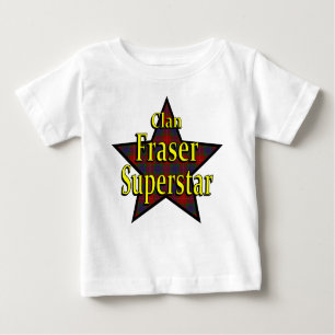 Camiseta del niño de la superestrella de Fraser