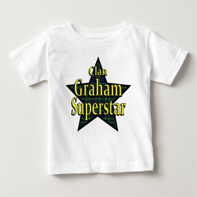Camiseta del niño de la superestrella de Graham (Anverso)