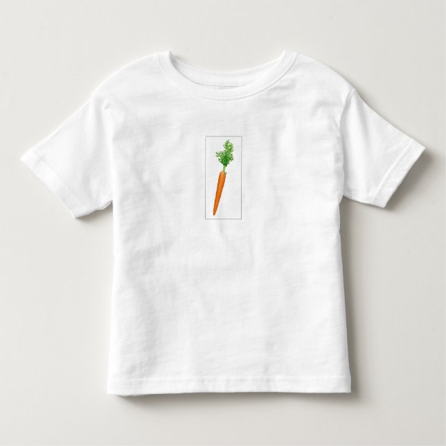Camiseta del niño de la zanahoria (Anverso)