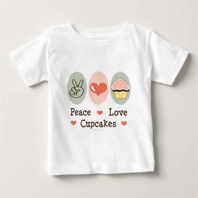 Camiseta del niño de las magdalenas del amor de la (Anverso)