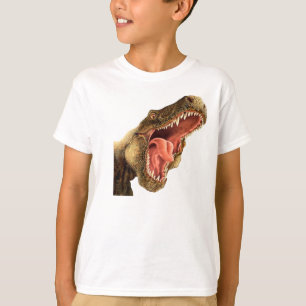 Camiseta del niño de los dinosaurios T-Rex