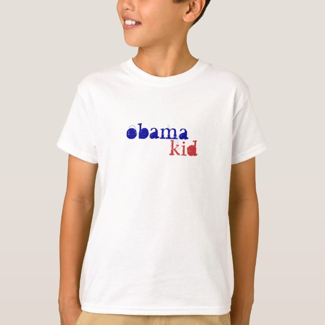Camiseta del niño de Obama (Anverso)