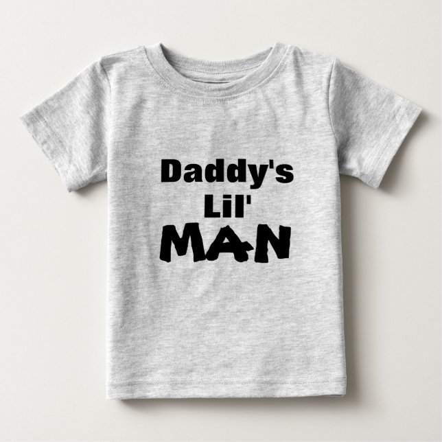Camiseta del niño de papá - "El pequeño de papá" (Anverso)