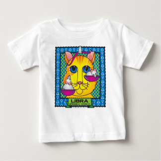 Camiseta del niño de Zodicat del libra