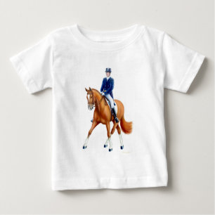 Camiseta del niño del bebé del Dressage