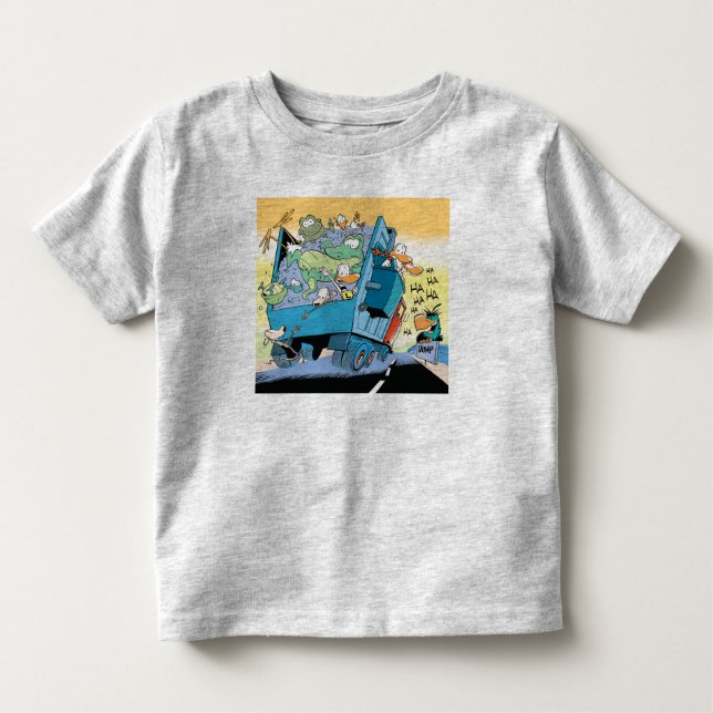 Camiseta del niño del camión de basura del pantano (Anverso)