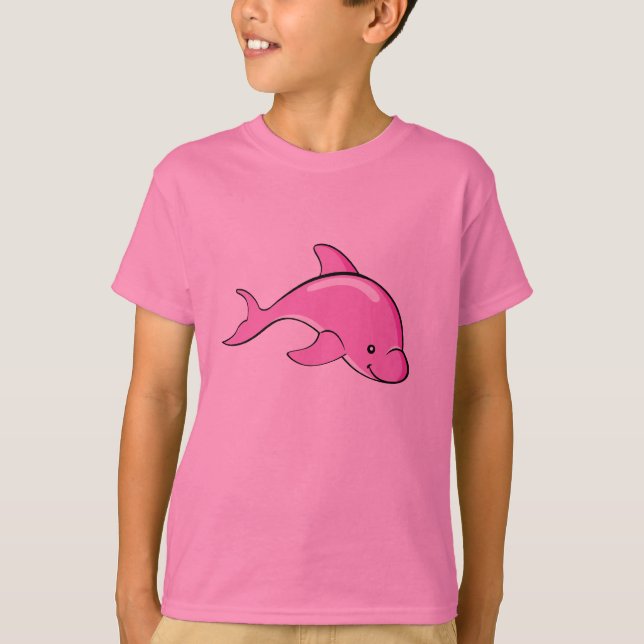 Camiseta del niño del delfín (Anverso)