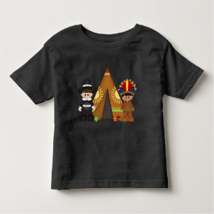 Camiseta del niño del Día de Acción de Gracias per