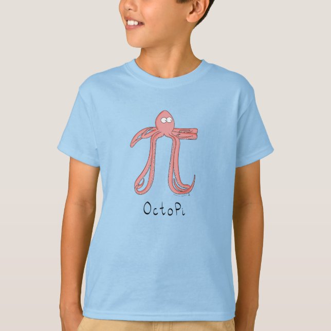 Camiseta del niño del Día de las Matemáticas con e (Anverso)