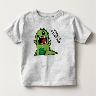 Camiseta del niño del dinosaurio