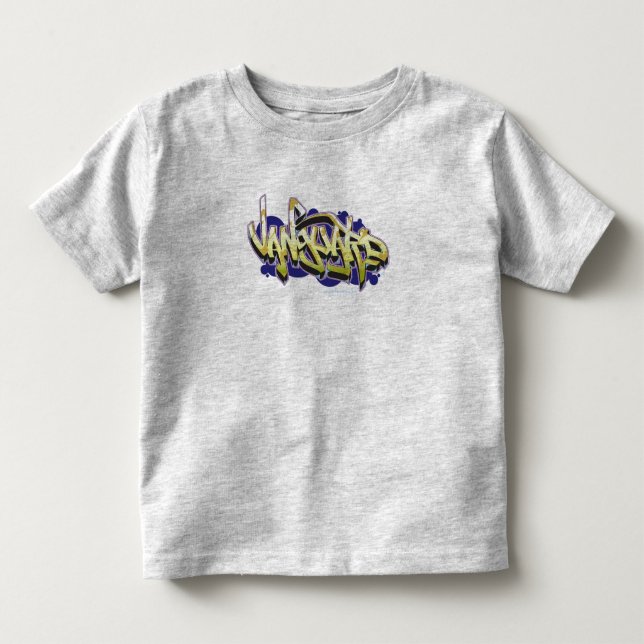Camiseta del niño del estilo de la pintada de la (Anverso)