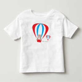 Camiseta del niño del globo del oso de peluche