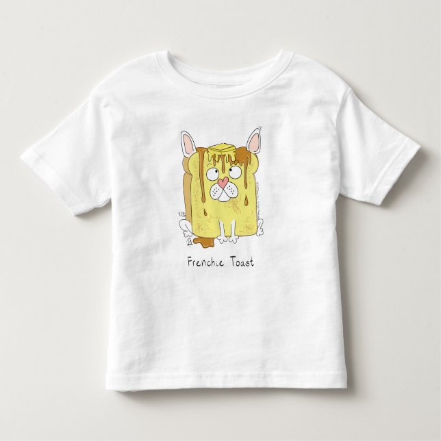 Camiseta del niño del niño del bulldog francés de (Anverso)