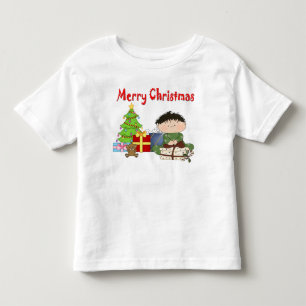 Camiseta del niño del niño pequeño del navidad