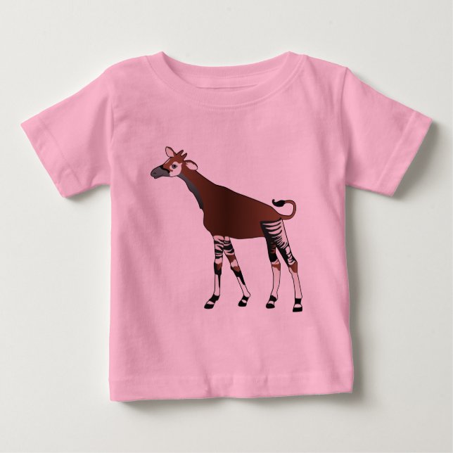 Camiseta del niño del Okapi (Anverso)