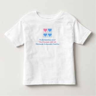 Camiseta del niño del pelotón del prematuro