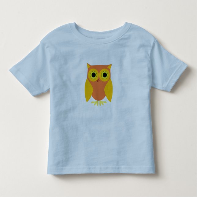 Camiseta del niño del pequeño búho (Anverso)