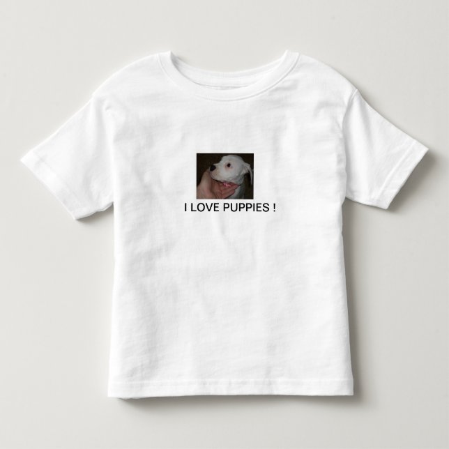 Camiseta del niño del perrito (Anverso)