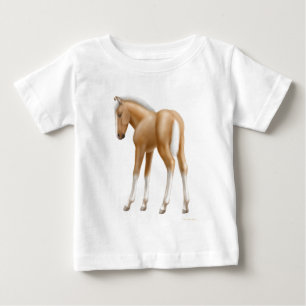 Camiseta del niño del potro del Palomino