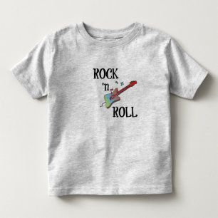 Camiseta del niño del rollo de la roca n