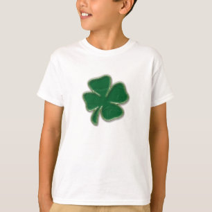 Camiseta del niño del trébol