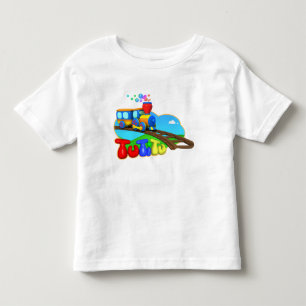 Camiseta del niño del tren de TuTiTu