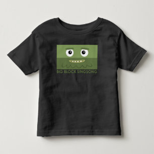 Camiseta del niño del verde de la prohibición de