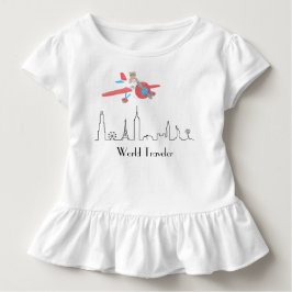 Camiseta del niño del volante