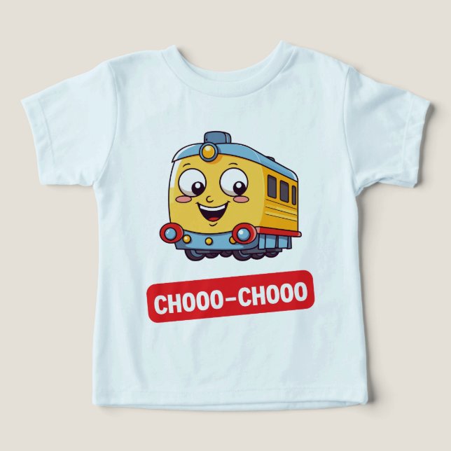 Camiseta del niño en el tren (Diseño delantero )