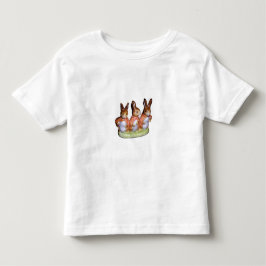 Camiseta del niño - Flopsy, Mopsy y conejo de rabo