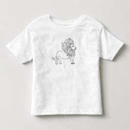 Camiseta del niño - león