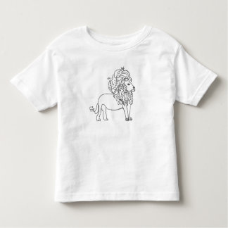Camiseta del niño - león