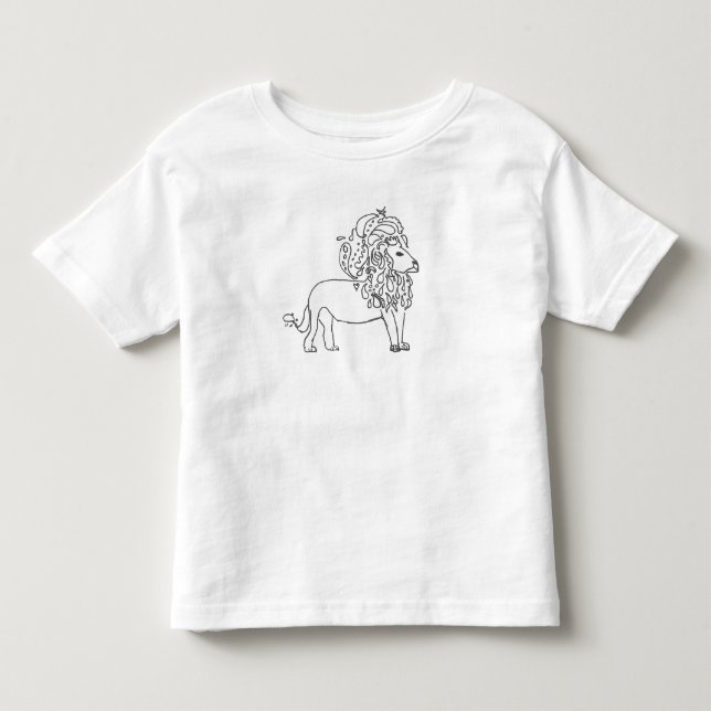Camiseta del niño - león (Anverso)