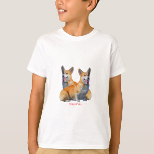Camiseta del niño Mascotas Corgi