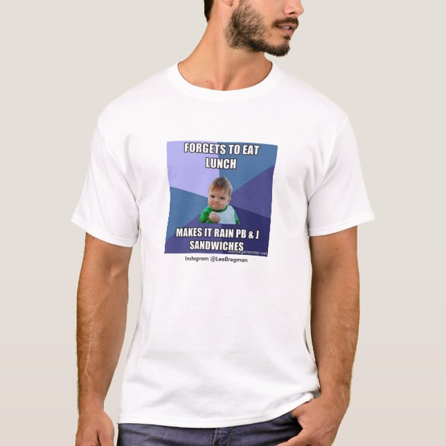 Camiseta del niño PB&J Meme del éxito (Anverso)
